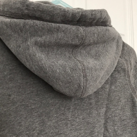Grey zip up a&f logo hoodie - Picture 3 of 6